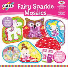 Fairy Sparkle Mosaics -Childrens Glitter Mosaic Set,Arts and Crafts Kit for Kids