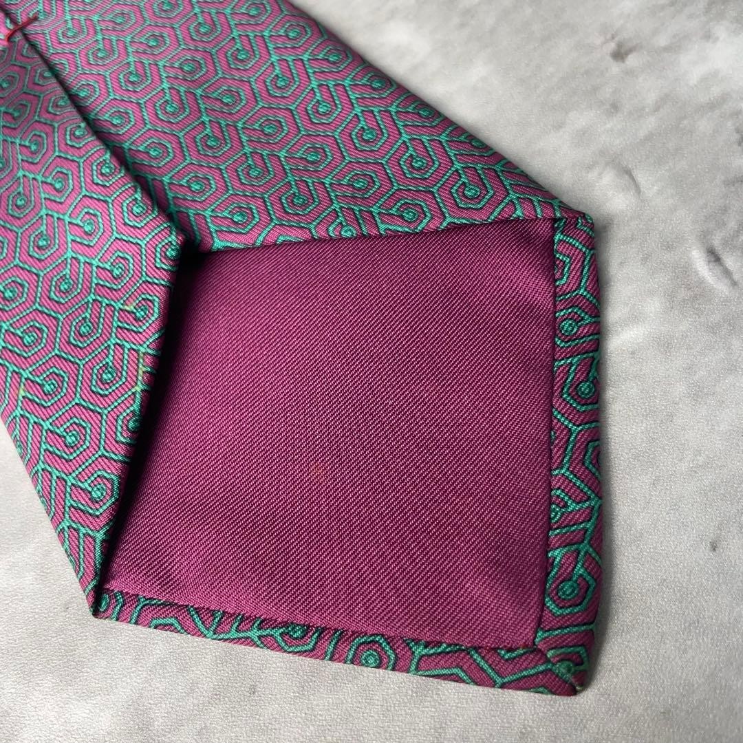 Excellent condition HERMES Hexagonal Dot Pattern … - image 7