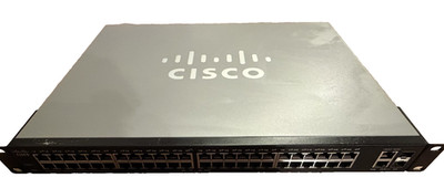 Cisco SG200-50P   48x Gigabit PoE + 2x SFP Smart Switch Managed VLAN QoS