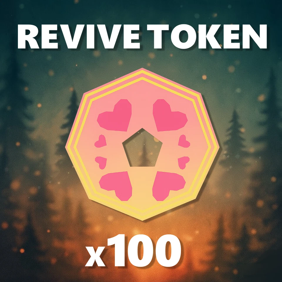 ✨Creatures Of Sonaria Revive token 🐾 x 100 tokens ✨