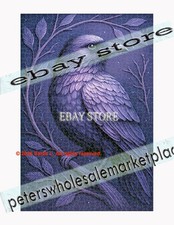 1000 piece jigsaw puzzle Raven Dark Woodland Style gothic traditional