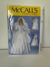 McCalls M7271 Costume Sewing Pattern Fairy Godmother Good Witch Angel Gown OOP