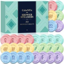 30 Pack Shower Steamers for Women Present Set, Shower Bath Bombs with 6 Scent...