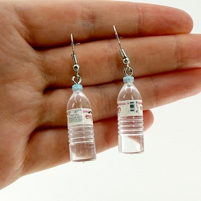Water Bottle 3D Earrings Cute Birthday Gift for Friend Unique Women s Girls