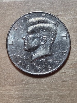 US Kennedy Half Dollar, 1996 P. KM# A202b, copper-nickel. John F. Kennedy.