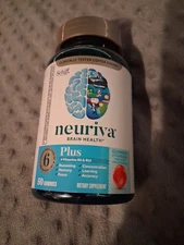 Neuriva Plus Brain Health Support Gummies Strawberry 50 count exp: 2026
