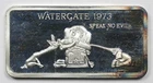 1973 Watergate "Speak No Evil" Silver Art Bar 1 oz .999 Fine - E.J. Aleo & Co