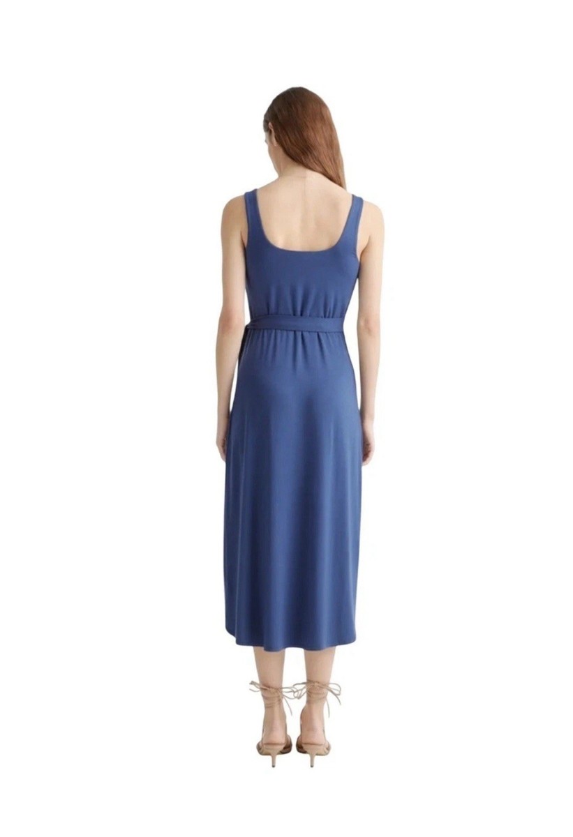 h&m v neck jersey dress Honeymoon Crossover Halterneck Maxi Dress Wine main image 1