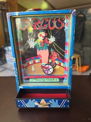 70s Koji Murai Dancing Clown Music Box Send in The Clowns Stephen Sondheim Works