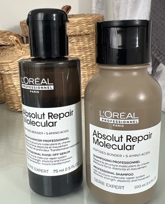 Loreal Professionell Absolut Molekular Repair Serum & Shampoo Reisegröße Set