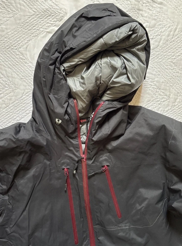 Chaqueta aislante Stoic Ski Snowboarding para hombre pequeña negra Foto 2 de 4