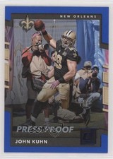 2017 Panini Donruss Press Proof Blue John Kuhn #147 0c2