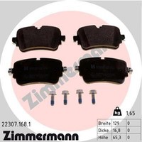 Zimmermann BremsbeläGe Bremsbelagsatz BremsklöTze Hinten 22307.168.1