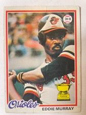 Topps 1978 Topps Rookie Eddie Murray #36 Baltimore Orioles Baseball Card. rookie card picture