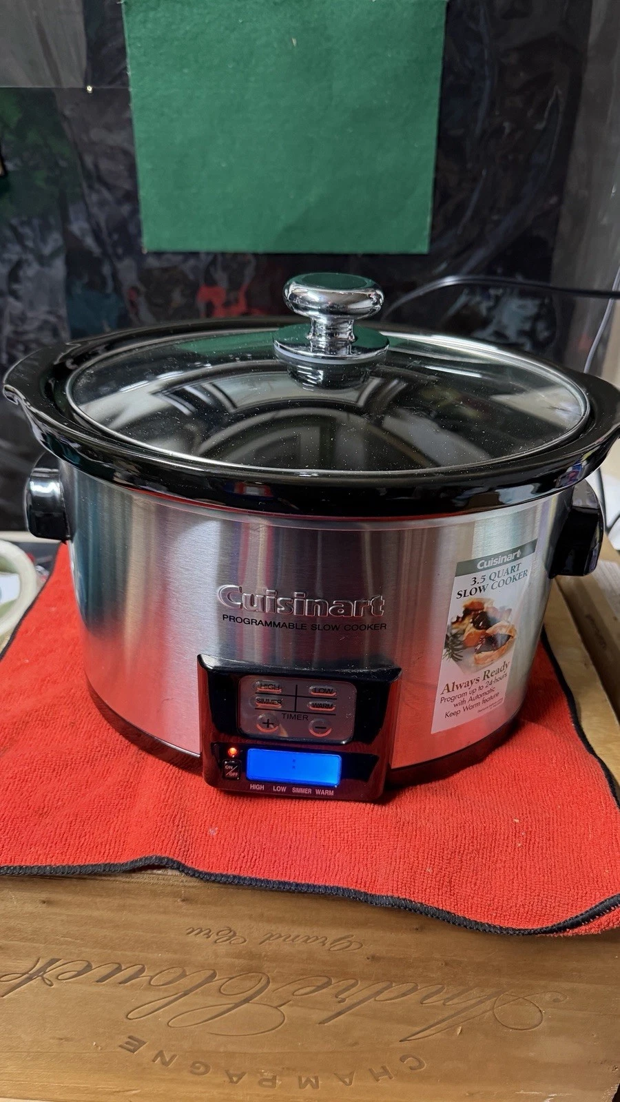 Cuisinart 3.5 Qt Programmable Slow Cooker Stainless Steel Tested
Opens in a new window or tab