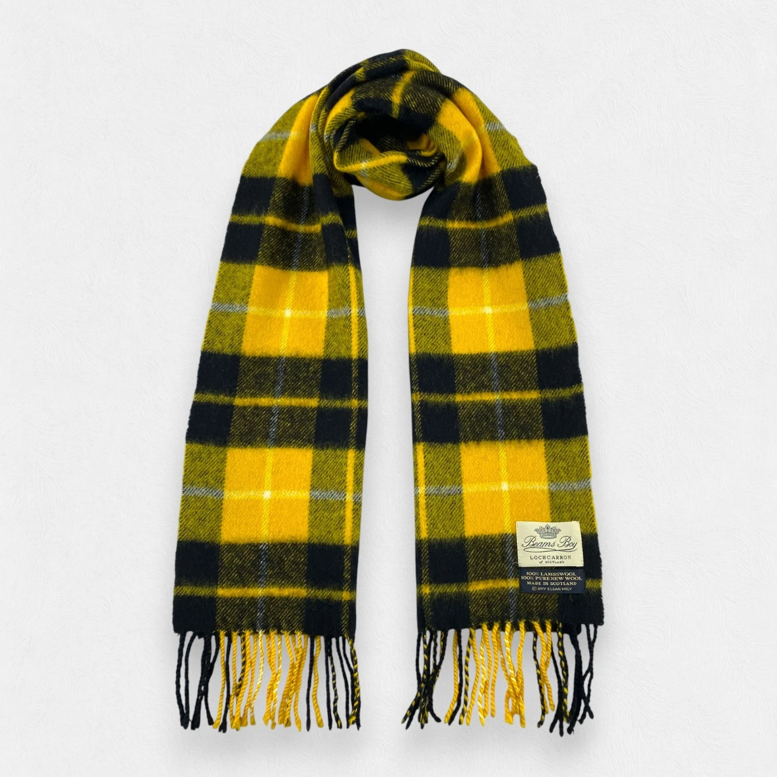 Vintage Beams Scarf Muffler Neck Wrap Scarf Wool Unisex Scarves
