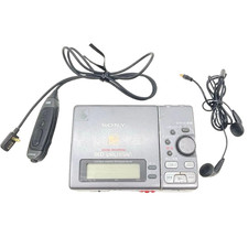 SONY MZ-R3 Silver MD Walkman Portable Audio Player Headphones Japan S20KIY