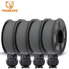 TECBEARS 4KG Rapid Matte PETG Filament 1.75mm 50-600mm/s 3D Printer Filament