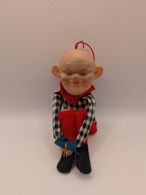Vintage Knee Hugger Pixie Puppe geschlossene Augen