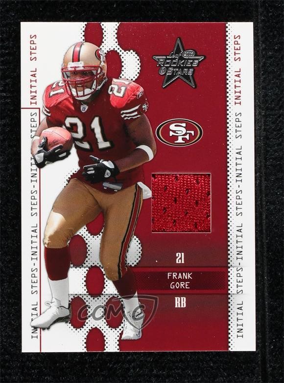 Frank Gore Leaf R & S Initial Steps #IS12 Base