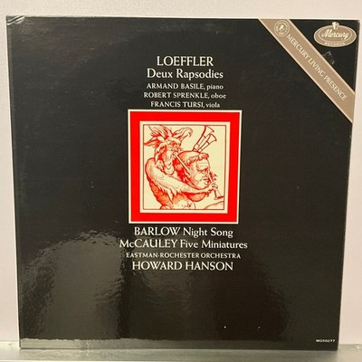 Loeffler Deux Rhapsodies Barlow Night Song Mercury Living Presence