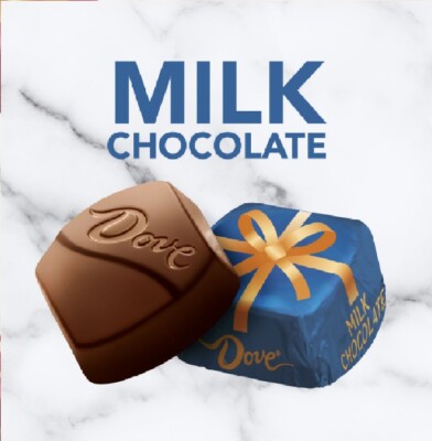 DOVE - Milk CHOCOLATE GIFT WRAPPED SILKY-LIMITED VALUE BULK BAG-PICK YOURS NOW!