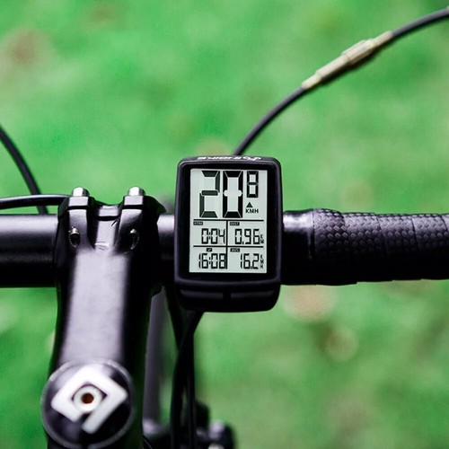 Funk Fahrradcomputer Tachometer Digital LCD Fahrrad Kilometerzähler Wasserdicht - Bild 6 von 21