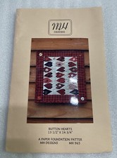 MH Designs Wall Hanging MH965 13.5” X 14.75” & Fabric & Country Cabin Patterns