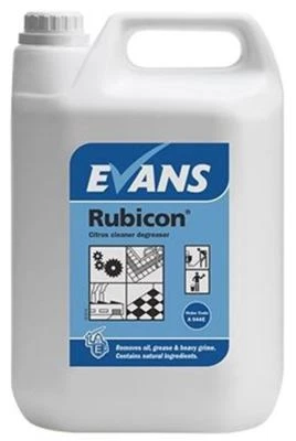 EVANS VANODINE Evans Rubicon Oil And Grease Remover Factory Garage NOT VIRO-SOL UPVC 5ltr