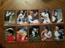 1996 Score Dugout Collection Cards lot of 10