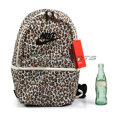 nike heritage backpack leopard print