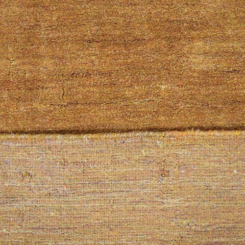 Eco-Friendly Hand Knotted Loom Silk Mix Area Rug Solid Gold BBH Homes BBLSM111 - Picture 56 of 111