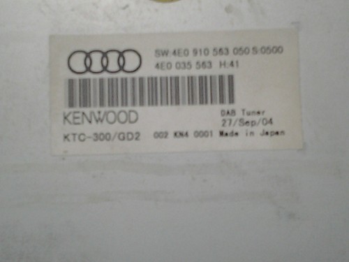 Radio DAB 4E0035563 Audi Q7 - Foto 2 di 4