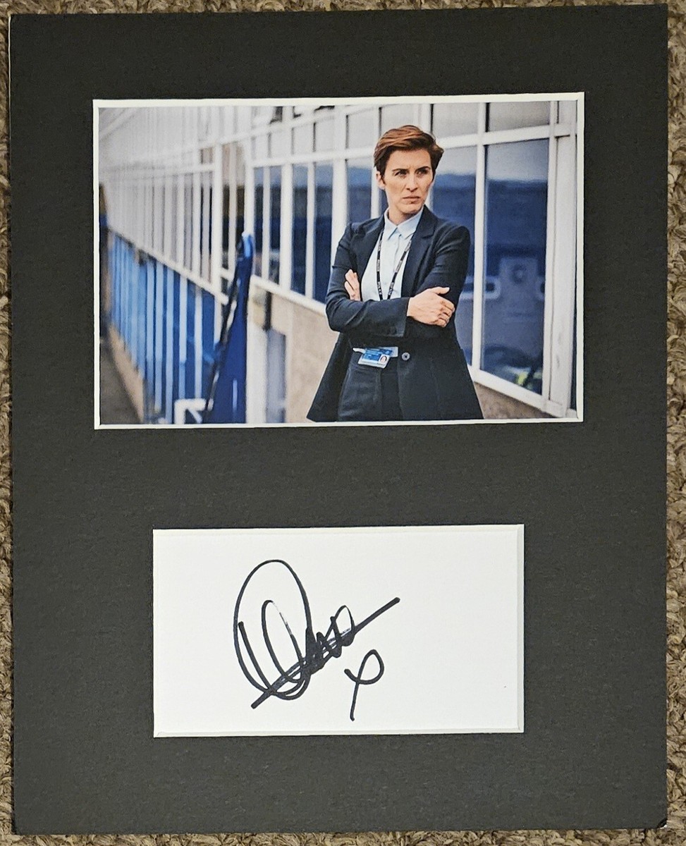 Vicky McClure 'Line Of Duty', hand signed In Person mounted