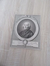 JEAN CARTIER CURE VILLE AUX DAMES DEPUTE TOWERS AUTHENTIC ENGRAVING 19th century