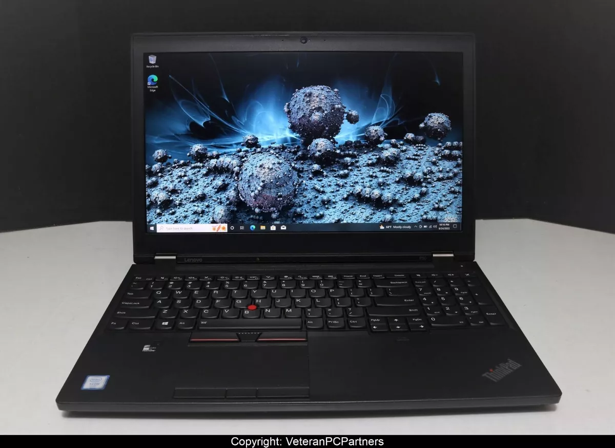 Lenovo ThinkPad P50 64GB Ram Touchscreen Core i7 XEON E3-1505 NVIDA 512GB  SDD