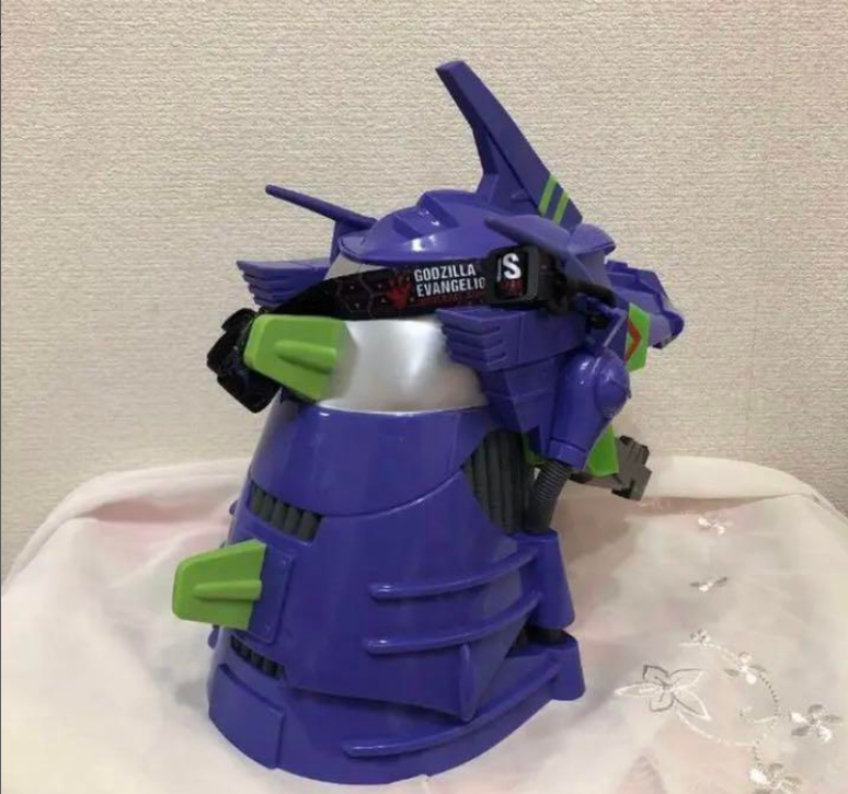 Godzilla VS Evangelion collaboration Popcorn bucket USJ Limited