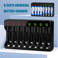 Battery Charger For Ni-MH Ni-CD AA AAA AAAA Rechargeable Batteries Fast Charge