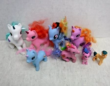 Wonder Pony Land My Little Pony Gi-Go Vintage Lot of 8 Figures SH-B3