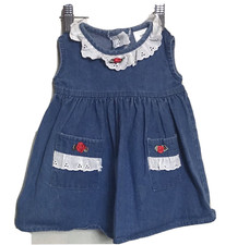 Vintage Little Princess Jumper Set made in USA 4T Girls Toddler Dress