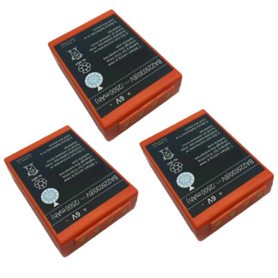 3pcs 2500mAh BA225030 6V Ni-Mh Battery For HBC Crane Remote Pump Truck New
