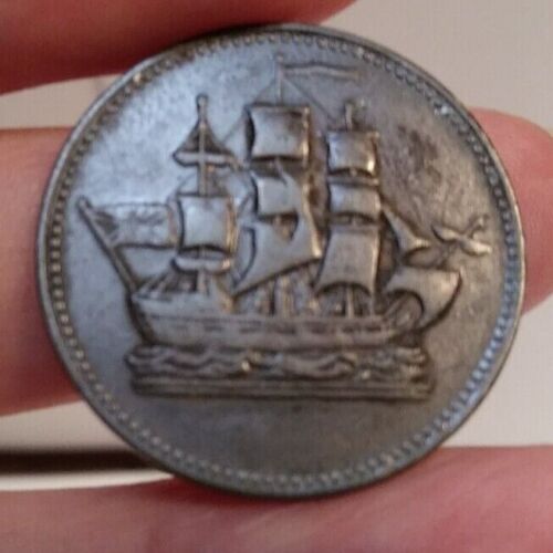Vintage/Antique Canadian Ships, Colonies, & Commerce Token BR 997 MRT 138 - Picture 1 of 3