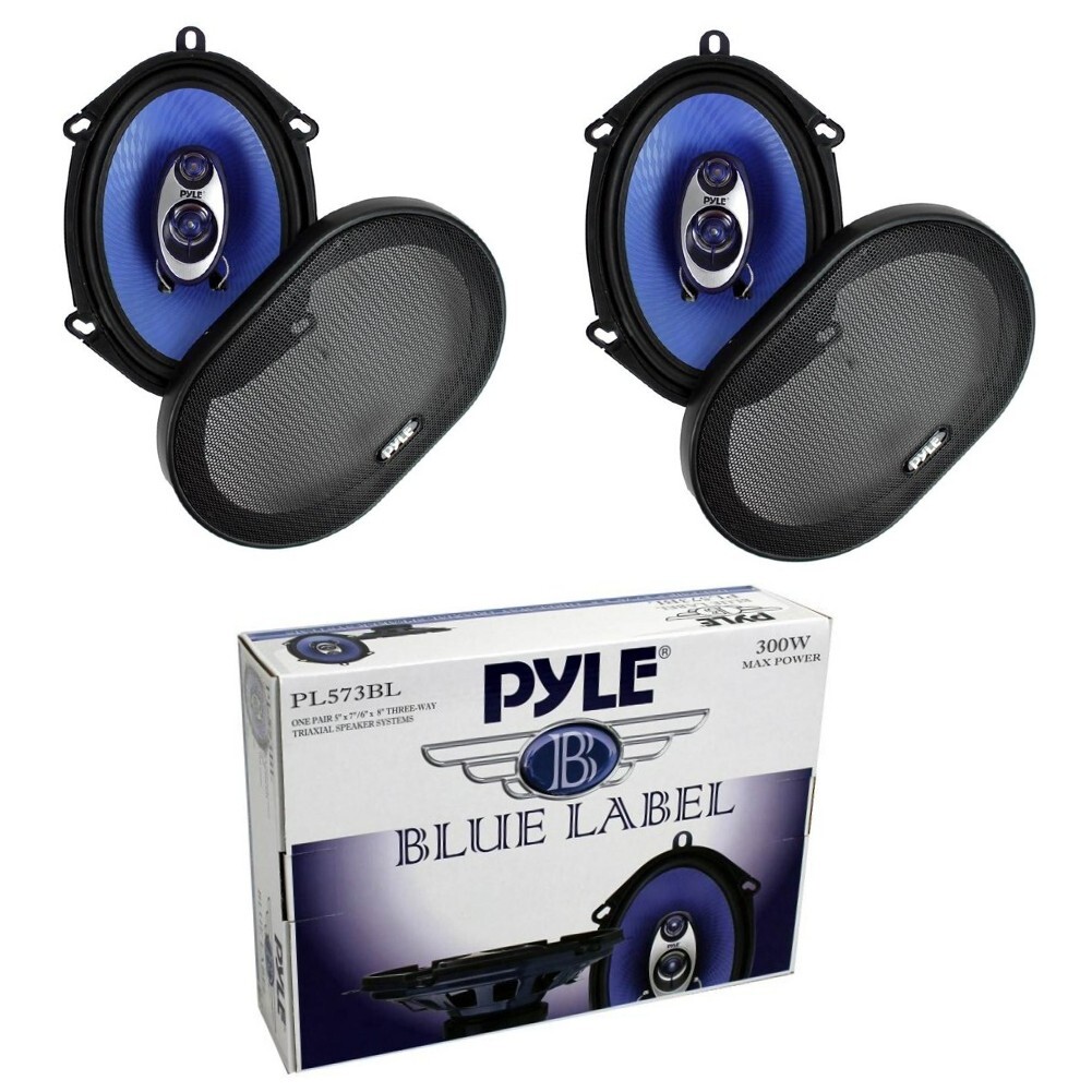 Set 2 Casse Pyle PL573BL 5x7 Triassiali | 150W RMS Sostituzione OEM