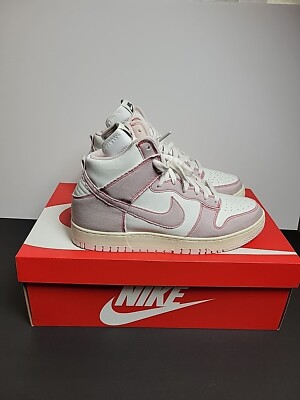 Nike Dunk Hi 1985 Barely Rose Pink Denim Summit White DQ8799-100 sz 11 Men's