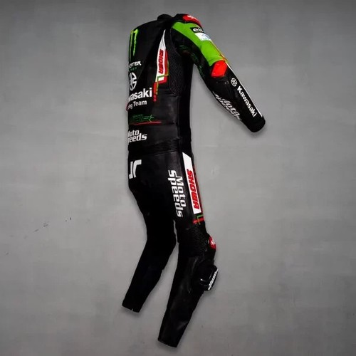 MotoGP Kawasaki Personalizado Motocicleta Carreras Motocicleta Cuero de Vaca Traje de Carrera - Imagen 3 de 9