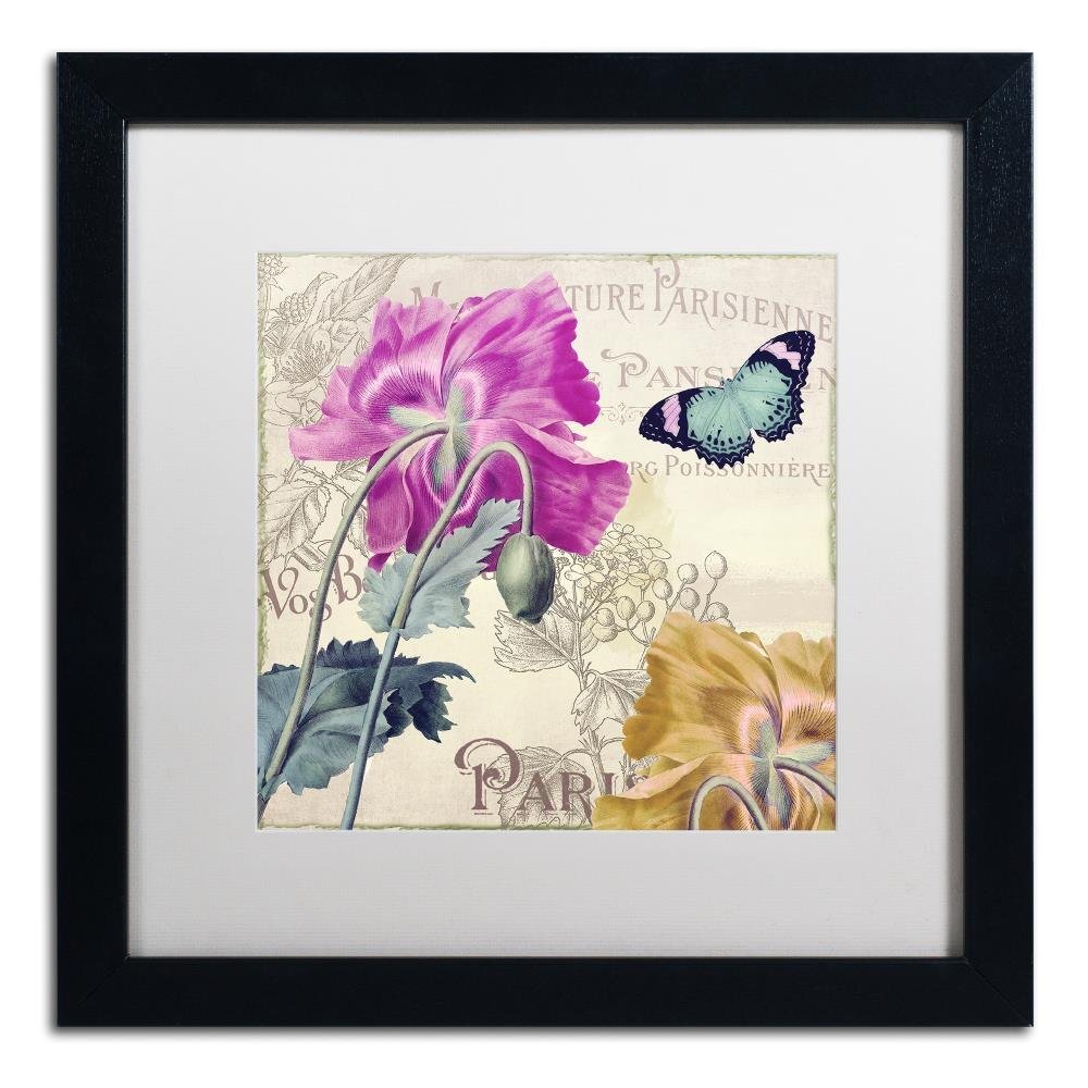 ALI4186-B1616MF Petals of Paris III, 16x16-Inch, 16x16