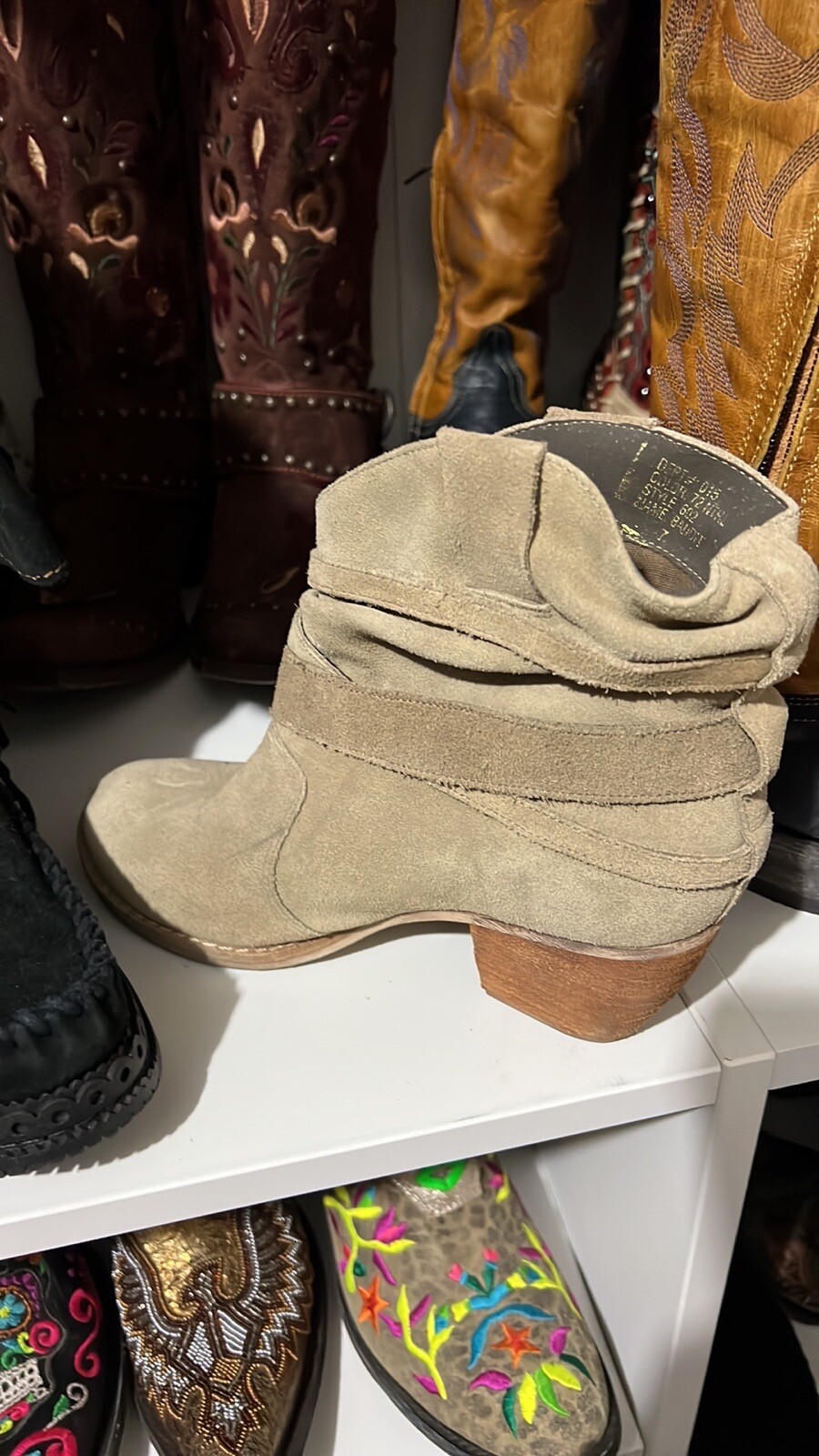 leather booties - image 3