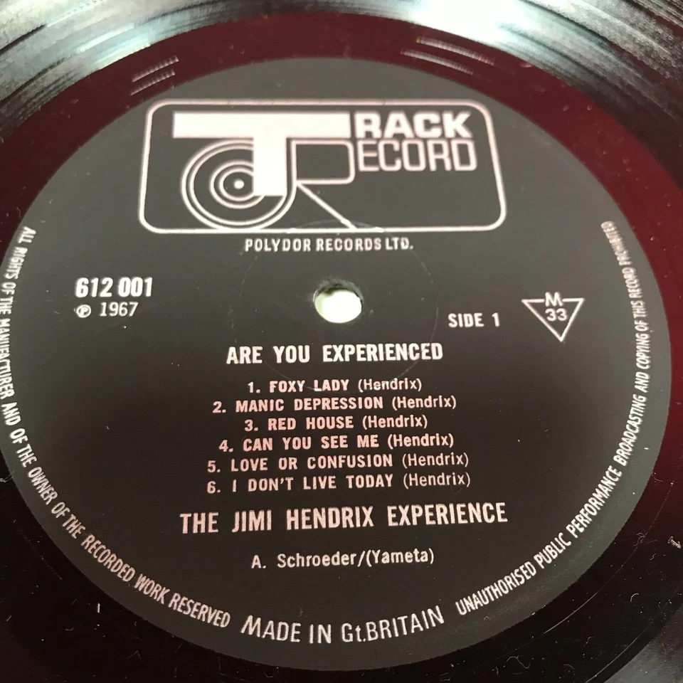 JIMI HENDRIX Are You Experienced Debut 1967 UK first press vinyl LP Track record - Image 4 of 4