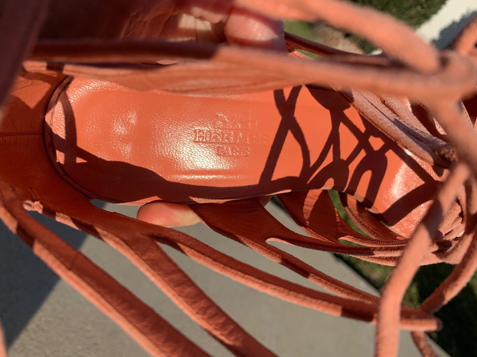 SOLD OUT! KIM K'S HERMES CAGE HEELS - size 37!  Impossible to find! image 7