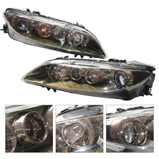 Headlight Set For 2006 2007 2008 Mazda 6 Driver & Passenger Sides